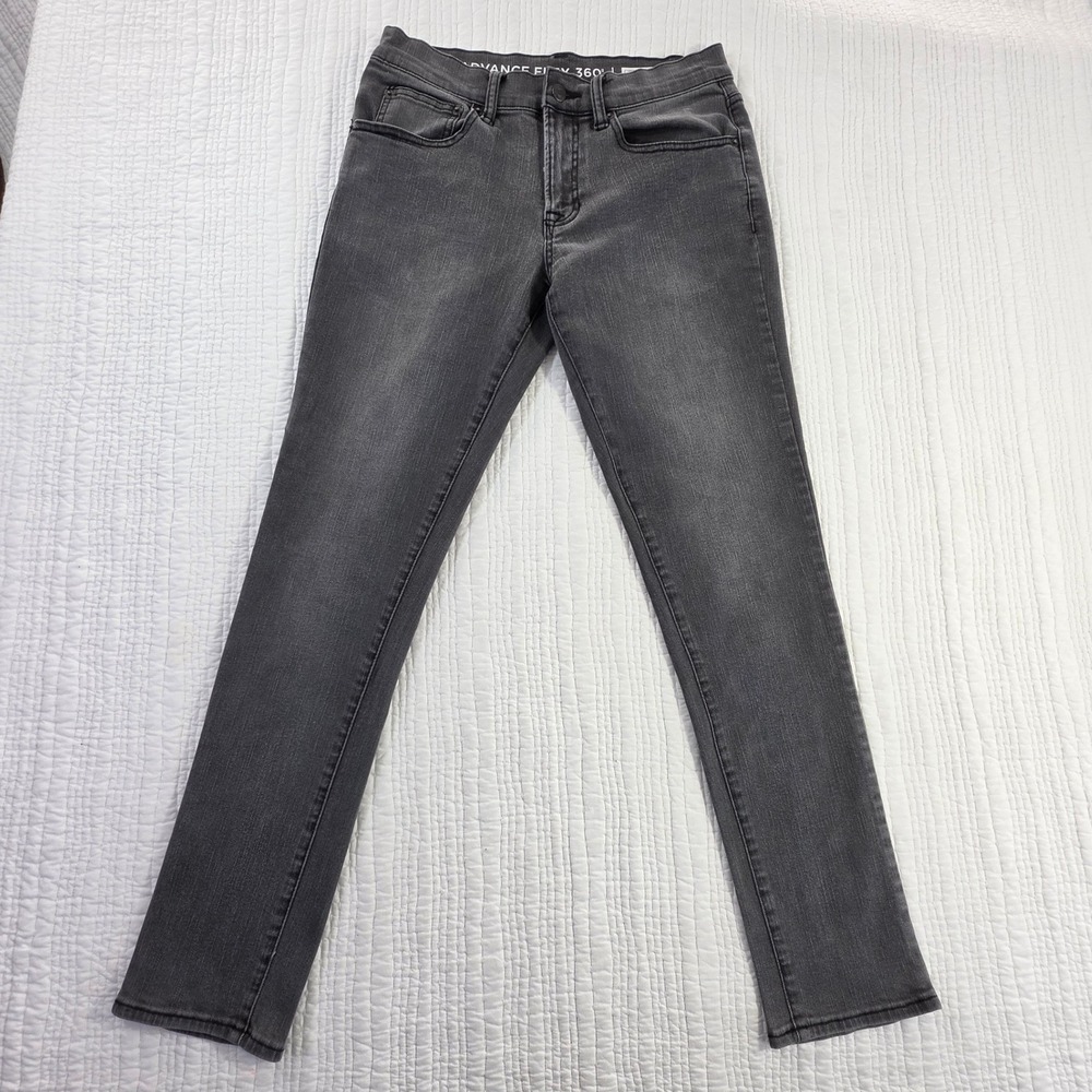 Abercrombie & Fitch Baggy Low Rise Gray Y2K Wide Leg Pants 29x32